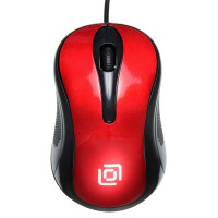 Мышь Oklick 385M черный/красный