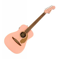 Электроакустическая гитара Fender Malibu Player Shell Pink