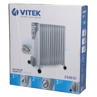 Масляный радиатор Vitek VT-1711 W
