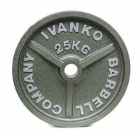 Диск олимпийский IVANKO CBPP-50KG/GN