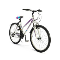 Велосипед Top Gear Style 26 ВН26433К белый/фиолетовый