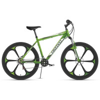 Велосипед Bravo Hit 26 D FW зеленый/белый/серый 2021 г 18"