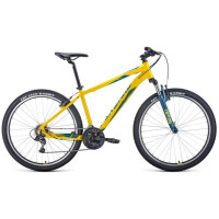 Велосипед Forward 27,5 Apache 27,5 1.0 AL желтый/зеленый 17RBKW1M67Q007