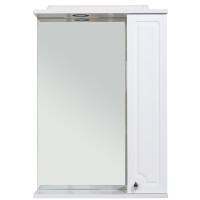 Зеркало-шкаф Rush Crete 75 белый глянец (CRM35075W)