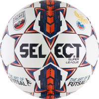 Мяч футзальный Select Futsal Super League АМФР РФС FIFA белый 1/15