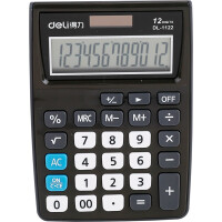 Калькулятор Deli E1122/GREY