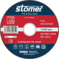 Диск отрезной Stomer 115х22.2х2.5мм (CD-115)