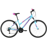 Велосипед Black One Alta 26 голубой/розовый/фиолетовый 16" HQ-0005366