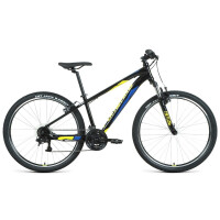 Велосипед Forward Apache 27.5 1.2, 2022, рост 17, черный/желтый, RBK22FW27274