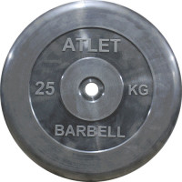 Диск обрезиненный MB Barbell MB-AtletB31-25