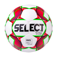 Мяч футзальный Select Futsal Samba белый/красный/салатовый/черный