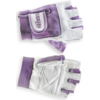 Атлетические перчатки Grizzly Leather Padded Weight Training Gloves L кожа/нейлон белый/фиолетовый