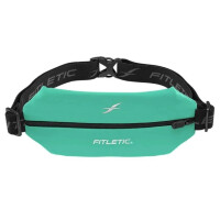 Беговая сумка на пояс Fitletic Mini Sport Belt зеленый Бискай/черная молния