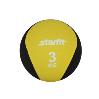 Медбол Star Fit Pro GB-702 3 кг желтый