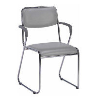Кресло Everprof Fix Plus экокожа серый