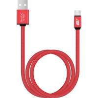 Кабель BoraSCO USB-TYPE-C 3А красный