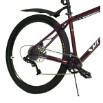 Велосипед Forward Sporting 27,5 3.2 HD темно-красный/серебро 2023 г 17" RB3R7813ADRDXSR