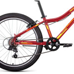 Велосипед Forward Titan 24 1.0 красный/желтый RBK22FW24842