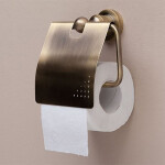 Держатель для туалетной бумаги Aquanet закрытый , латунь (3886)
