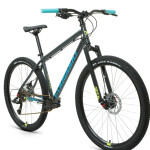 Велосипед Forward Sporting 27,5 X D темно-серый/зеленый 2022 г 19" RBK22FW27890