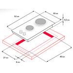 Встраиваемая газовая варочная панель Simfer H30V20W570